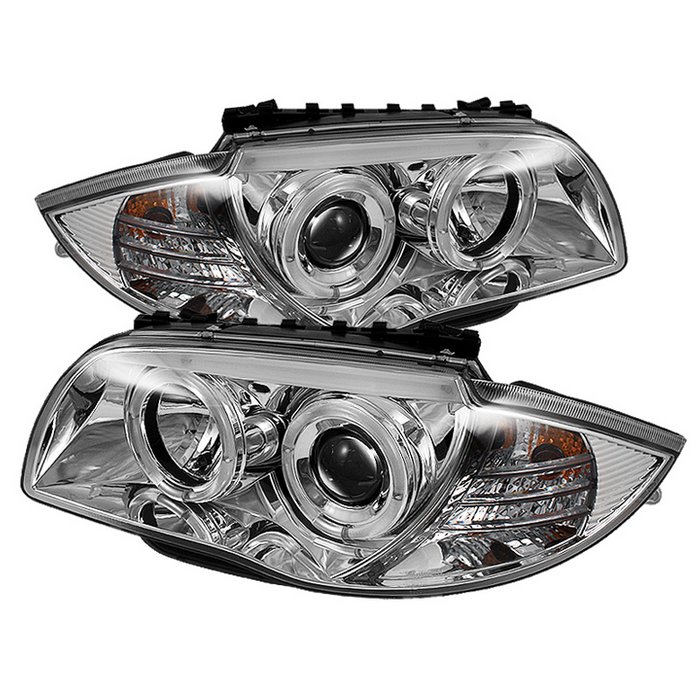 Spyder Halo Chrome Projector HeadLights BMW E87 1-Series 08-10