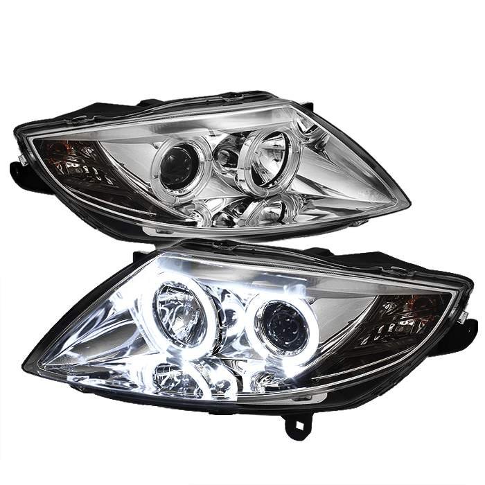 Spyder Chrome HID type Halo Projector Headlights BMW Z4 03-08