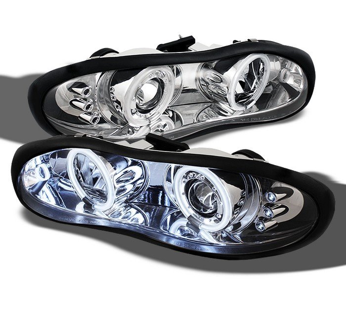 Spyder CCFL LED Chrome Projector HeadLights Chevrolet Camaro 98-02