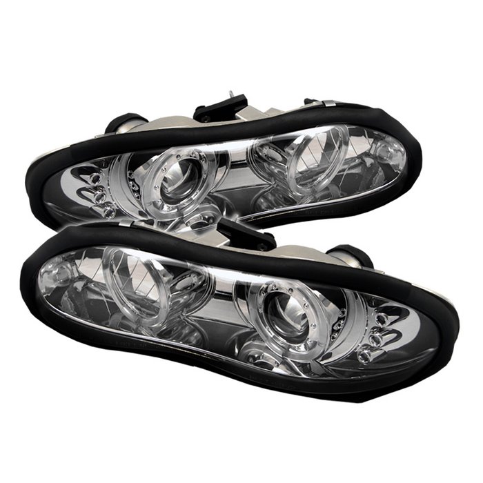 Spyder Halo LED Chrome Projector HeadLights Chevrolet Camaro 98-02