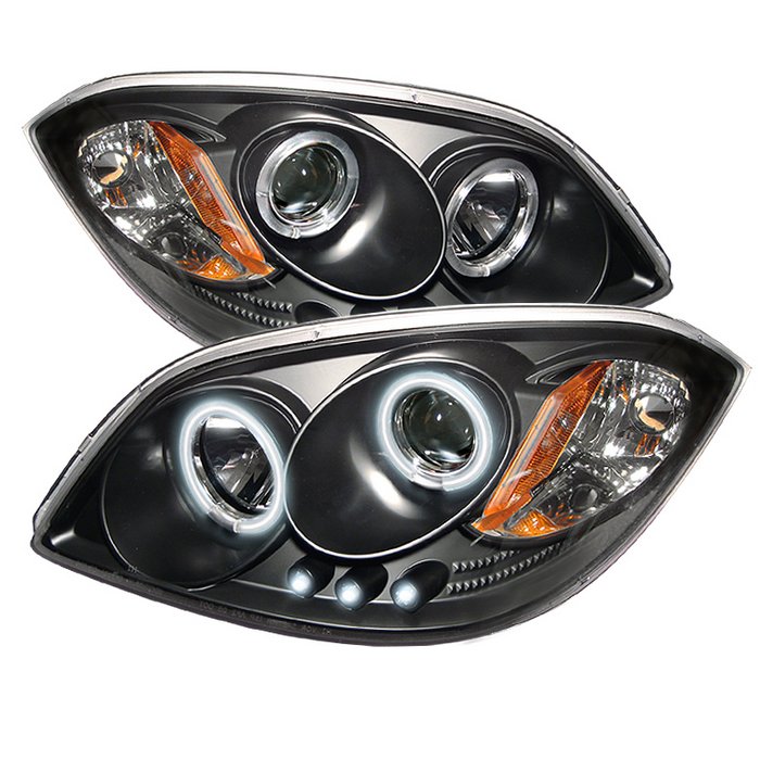 Spyder CCFL LED Black Projector HeadLights Chevrolet Cobalt 05-09