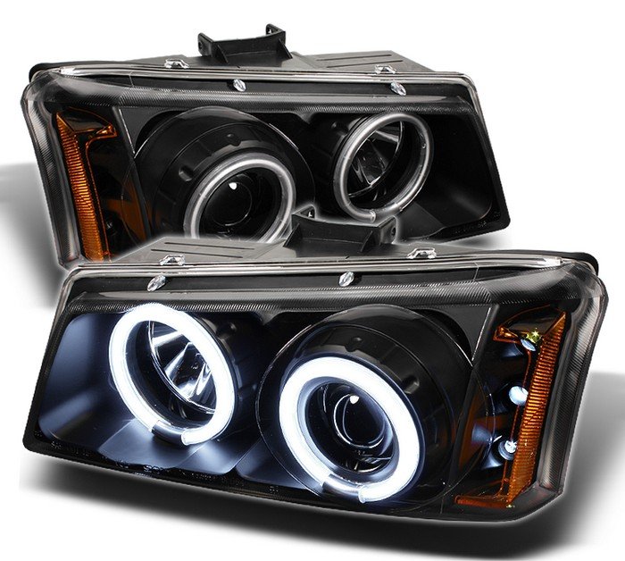 Spyder CCFL Black Projector HeadLights Chevrolet Silverado 1500 2500 3500 03-06