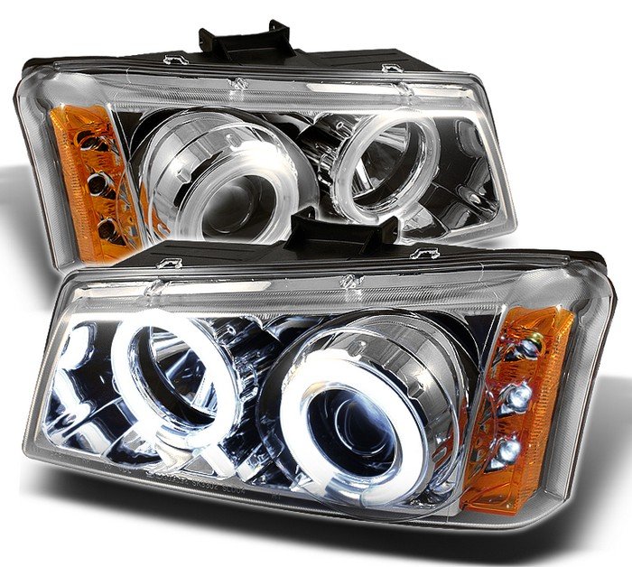 Spyder CCFL Chrome Projector HeadLights Chevrolet Silverado 1500 2500 3500 03-06