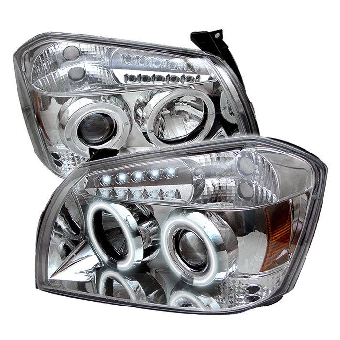 Spyder CCFL LED Chrome Projector HeadLights Dodge Magnum 05-08