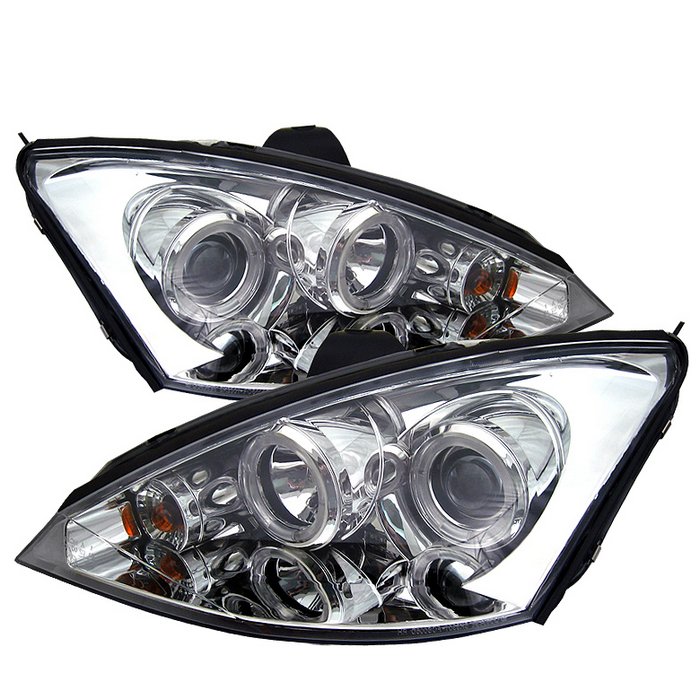 Spyder Halo Chrome Projector HeadLights Ford Focus 00-04