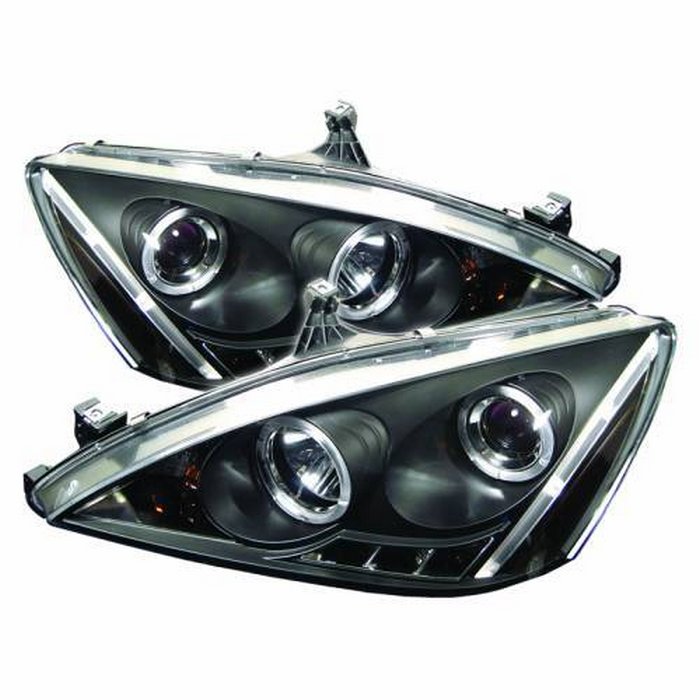 Spyder Halo LED Black Projector HeadLights Honda Accord 03-07