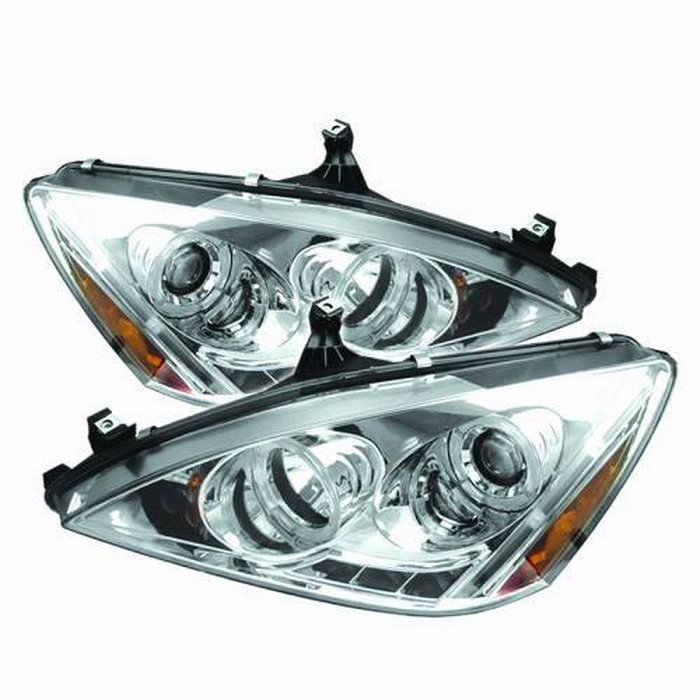 Spyder Halo LED Chrome Projector HeadLights Honda Accord 03-07