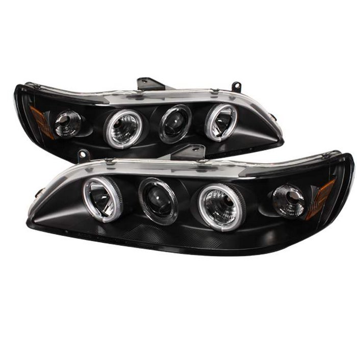 Spyder CCFL Halo Black Projector HeadLights Honda Accord 98-02