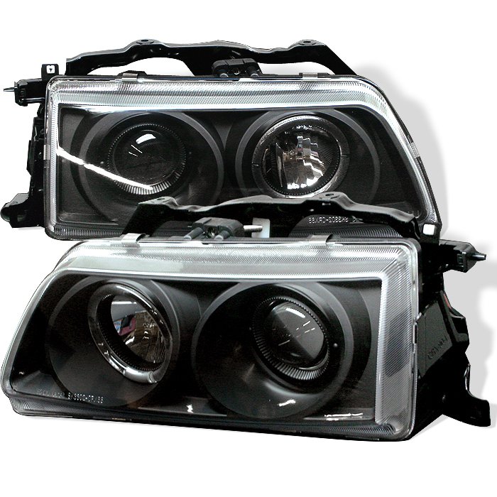 Spyder Halo Black Projector HeadLights Honda Civic 88-89 Crx 88-89