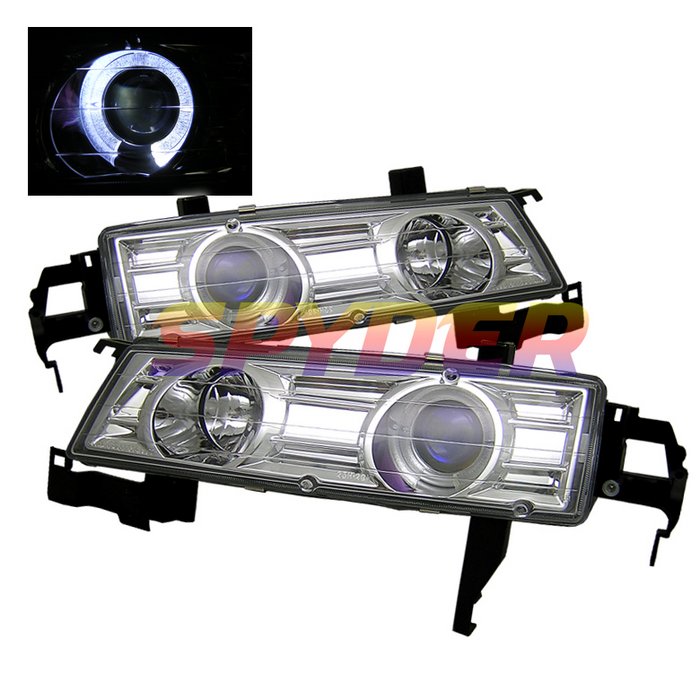 Spyder Halo Chrome Projector HeadLights Honda Prelude 92-96