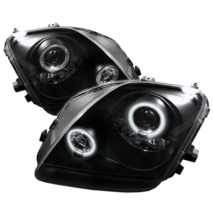 Spyder CCFL Black Projector HeadLights Honda Prelude 97-01