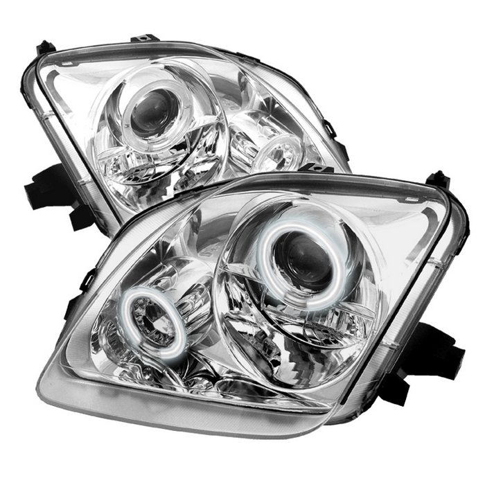 Spyder CCFL Chrome Projector HeadLights Honda Prelude 97-01