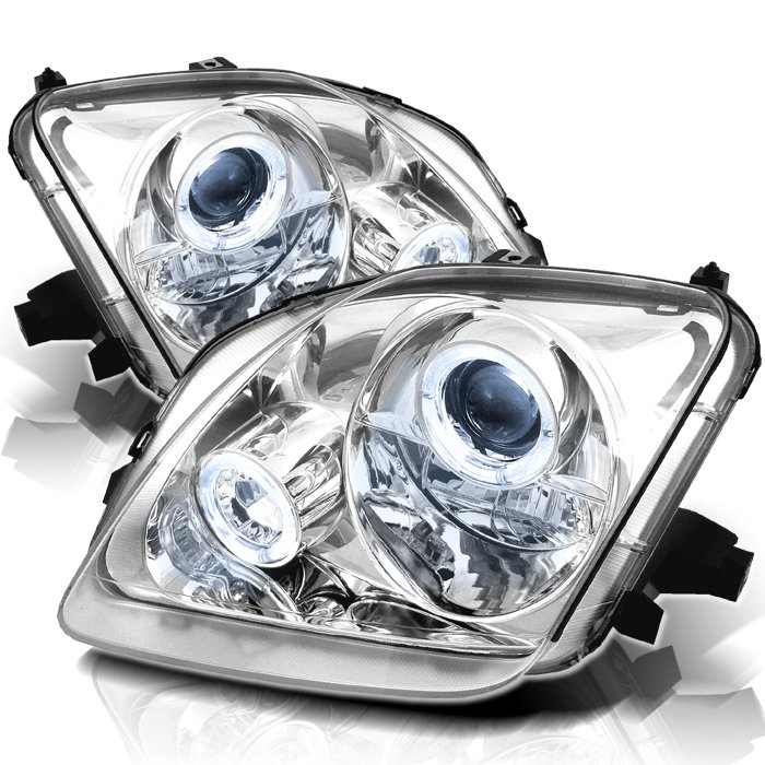 Spyder Halo Chrome Projector HeadLights Honda Prelude 97-01