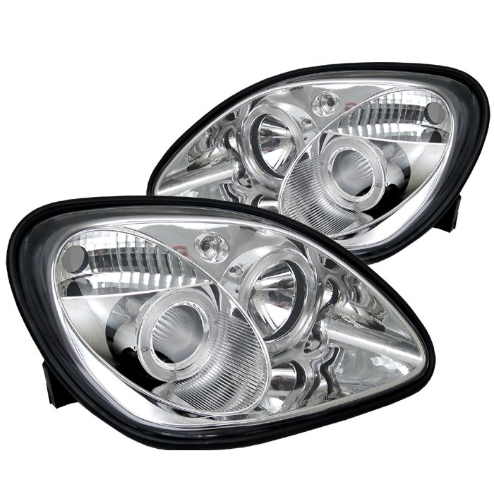 Spyder Halo Chrome Projector HeadLights Mercedes Benz Slk 98-04