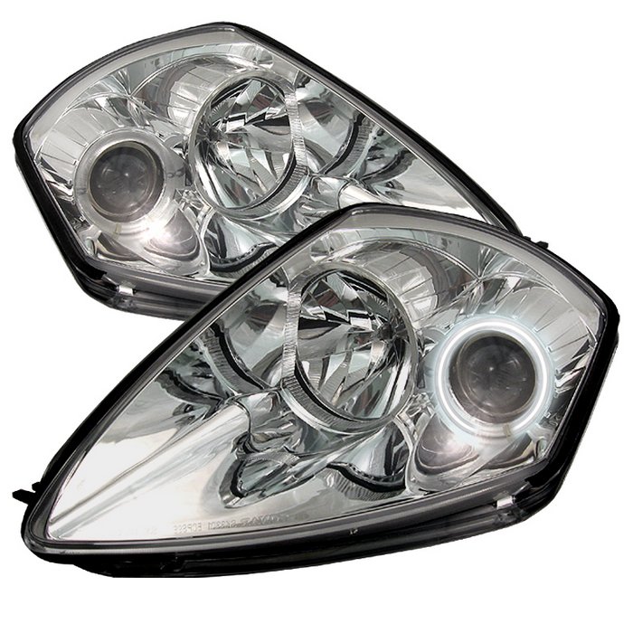 Spyder CCFL Chrome Projector HeadLights Mitsubishi Eclipse 00-05