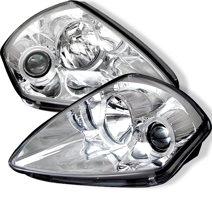 Spyder Halo Chrome Projector HeadLights Mitsubishi Eclipse 00-05