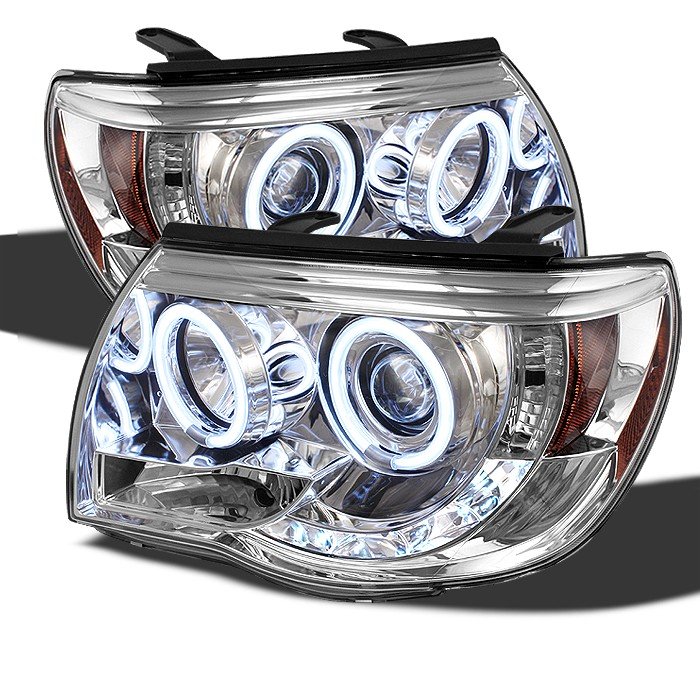 Spyder CCFL LED Chrome Projector HeadLights Toyota Tacoma 05-08