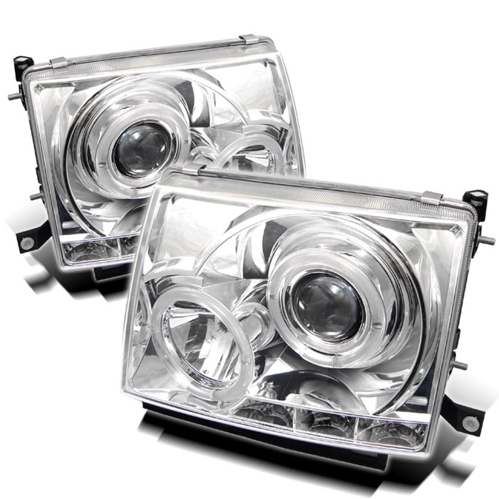 Spyder Halo LED Chrome Projector HeadLights Toyota Tacoma 97-00