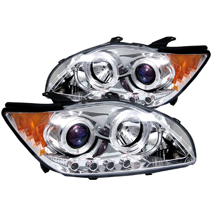 Spyder Halo LED Chrome Projector HeadLights Scion Tc 05-10