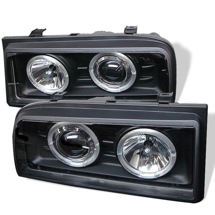 Spyder Halo Black Projector HeadLights Volkswagen Corrado 90-95