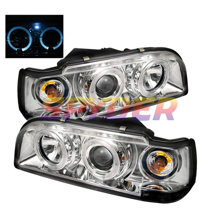 Spyder Halo Chrome Projector HeadLights Volvo 850 93-97