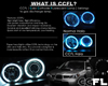 SpecD Black CCFL Halo Projector Headlights Chevy Avalanche 07-09