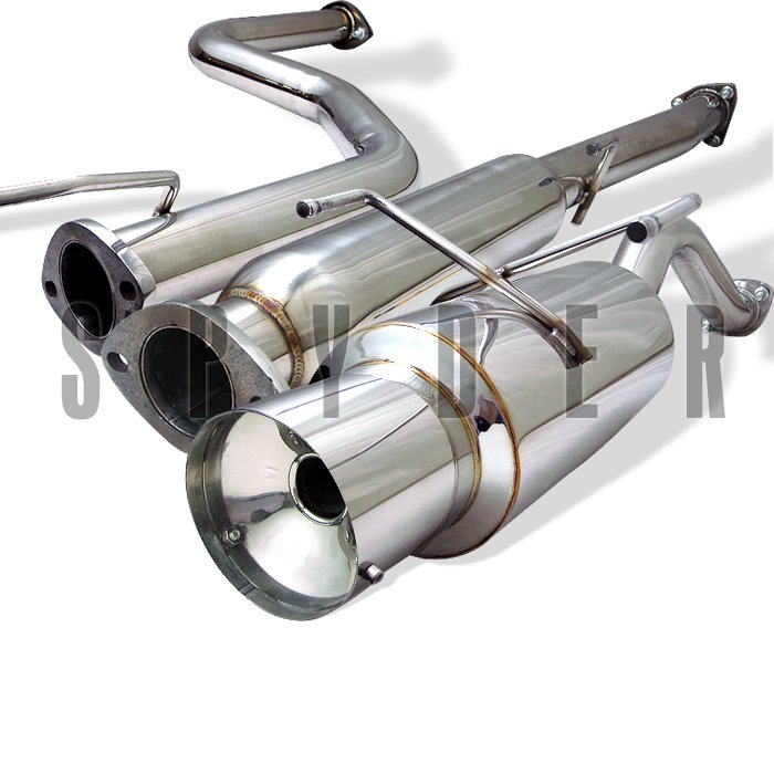 Spyder Cat-Back Exhaust Honda Civic 3Dr Hb 96-00