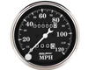 Autometer Old Tyme Black 3 1/8 Mechanical Speedometer