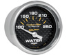 Autometer Carbon Fiber 2 5/8 Water Temperature Gauge