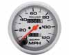 Autometer Ultra Lite 3 3/8 Speedometer 120 MPH