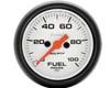 Autometer Phantom 2 1/16 Fuel Pressure 0-100 Gauge