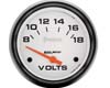 Autometer Phantom 2 5/8 Voltmeter Gauge