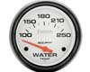 Autometer Phantom 2 5/8 Water Temperature Gauge
