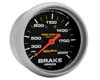 Autometer Pro-Comp 2 5/8 Brake Pressure Gauge