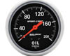 Autometer Sport-Comp 2 5/8 Oil Pressure 0-200 Gauge