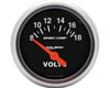 Autometer Sport-Comp 2 1/16 Voltmeter Gauge