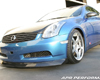 APR Carbon Fiber Front Lip Infiniti G35 03-06