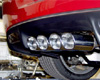 B&B Bullet Exhaust w PRT Center Quad 4.5inch Oval Tips Chevrolet Corvette C6 09-12