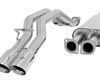 B&B True Dual Catback Exhaust System Hummer H2 03-06