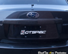 BlackTop Aero Carbon Fiber Chrome Delete Trunk Lid Cover Subaru WRX 4dr 08-12