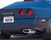Borla Catback Exhaust w/Rect Tips Chevrolet Corvette C4 86-91