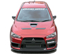 ChargeSpeed Bottom Line Type 2 Carbon Front Lip Spoiler Mitsubishi EVO X 08-12