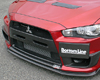 ChargeSpeed Bottom Line Type 2 Carbon Front Lip Spoiler Mitsubishi EVO X 08-12