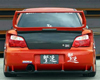 ChargeSpeed D-1 Wide Body Rear Bumper w/ Carbon Diffuser Subaru WRX GDA 02-03