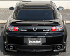 ChargeSpeed Bottom Line Carbon Rear Lip Caps Mazda RX-8 03-08