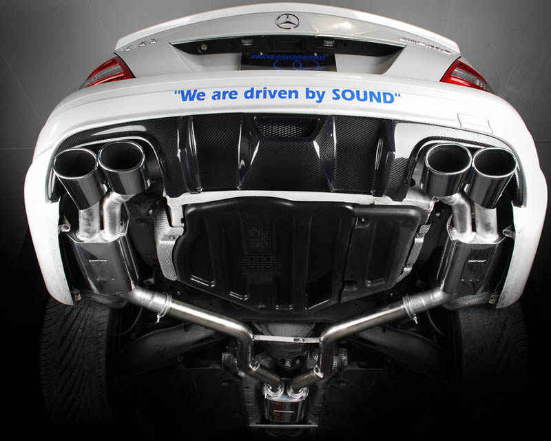 Eisenmann Sport Exhaust System Quad Tip Mercedes-Benz C63 AMG W204 08-12
