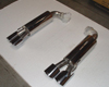 Eisenmann Axle-back Exhaust Quad Oval Tip Mercedes CL-Class W215 CL55 AMG 03-06