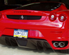 FabSpeed Quad Tips with Valves Ferrari F430 04-09