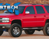 Fabtech 6in System Load Leveling Shocks Chevrolet Avalanche 4WD 00-06