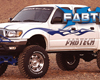 Fabtech 6in Performance System Toyota Tacoma 6 Cyl 99.5-04